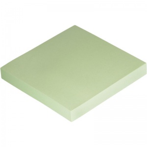 Клейкие закладки бумажные Attache Economy, зеленый по 100л., 76х76мм
