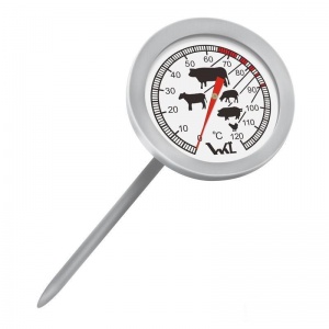 Термометр для пищевых продуктов Стеклоприбор ТБ-3-М1, серый