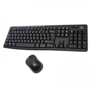 Набор клавиатура+мышь Logitech MK270, беспроводной, USB, черный (920-004518)