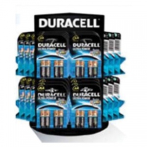Дисплей для размещения батареек настольный поворотный Duracell, 2х2х3 крючка (70000269)