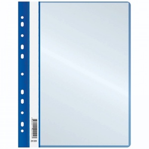 Папка файловая 10 вкладышей OfficeSpace (А4, пластик, с перфорацией, 150мкм) синяя (281209)