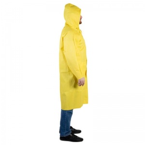 Плащ дождевик Jeta Safety JRC01 полиэтиленовый, желтый (размер 56, рост 188)