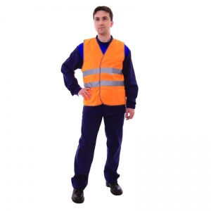 Спец.одежда Жилет сигнальный тип 1Т, оранжевый (размер 60-62 (ХХХL))