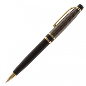 Ручка шариковая подарочная Brauberg Sonata (0.5мм, синий цвет чернил, корпус золотистый с черным) 36шт. (143483)