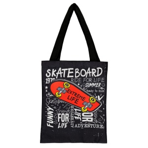 Сумка-шоппер ArtSpace"Skate", 31x39см., с карманом (HB_50128)