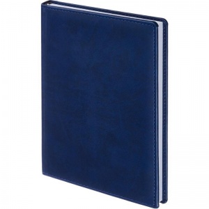 Ежедневник недатированный А5 Attache "Вива" (176 листов) обложка кожзам, синяя