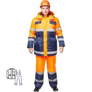 Спец.одежда Костюм зимний «Спектр-2», куртка и полукомбинезон (размер 64-66, рост 170-176)