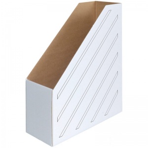 Лоток для бумаг вертикальный OfficeSpace, 100мм, белый (225421)