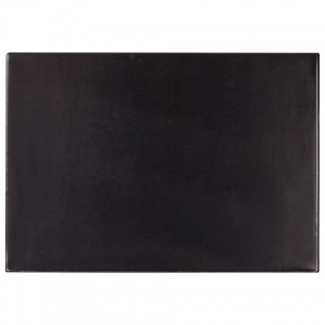 Коврик настольный Brauberg, 45х65см, с прозрачным карманом, черный (236775)