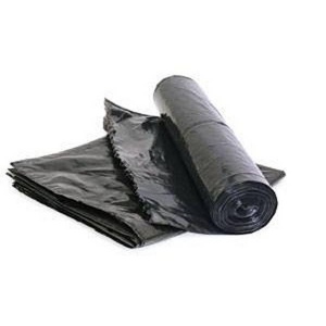 Пакеты для мусора Полипласт Органикс (80мкм, черные) ПВД, 50шт. в рулоне
