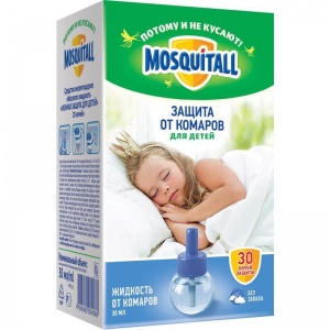 Средство от насекомых Mosquitall от комаров для детей жидкость, 30мл, 12шт.