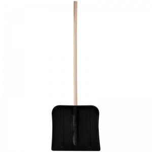 Лопата для уборки снега Vega, пластиковая, ковш 40x37см, черенок деревянный, без ручки (329769)