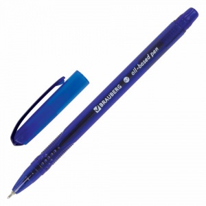Ручка шариковая Brauberg SoarInk (0.35мм, синий цвет чернил, корпус синий, масляная основа) 24шт. (OBP369)