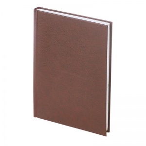 Ежедневник датированный на 2024 год А5 Attache Ideal New (168 листов) обложка кожзам, коричневый