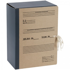 Папка архивная с завязками OfficeSpace (А4, корешок 150мм, переплетный картон/бумвинил) (312555)