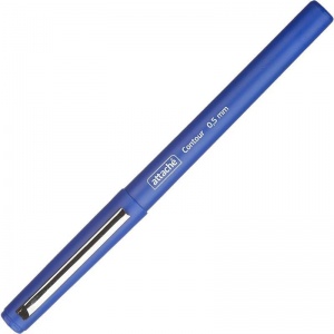 Ручка капиллярная Attache Contour (0.5мм, трехгранная) синяя