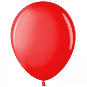 Воздушные шары MESHU, 50шт., 12" (30см), пастель, красный (MS_31626)