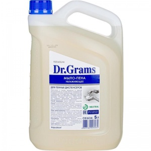 Мыло-пена жидкое Dr.Grams увлажняющее, 5000мл, канистра, 1шт.