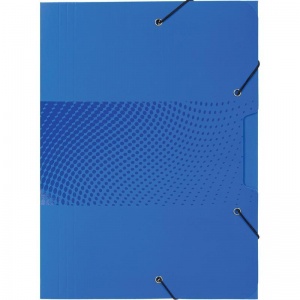 Папка на резинках картонная Attache Digital (А4, до 300л., ламинированный картон) синяя, 1шт.