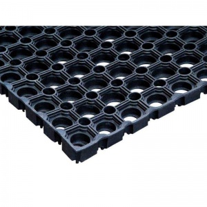 Коврик входной влаго-грязезащитный Rubberhole, 1000х1500х25мм, черный (10.055)