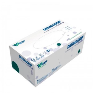 Перчатки одноразовые нитриловые смотровые Dermagrip Comfort, неопудренные, размер S, 100 пар в упаковке