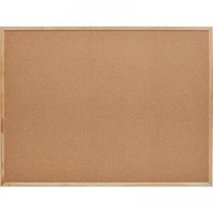 Доска пробковая Attache Economy (120x90см, деревянная рамка, коричневая)