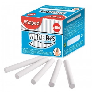 Мел белый Maped White'Peps, 100шт. (935020)