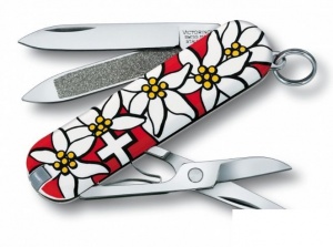 Нож перочинный Victorinox Edelweiss, пластик/сталь, серебристый (0.6203.840)
