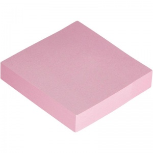 Клейкие закладки бумажные Attache Economy, розовый по 100л., 51х51мм, 12 уп.