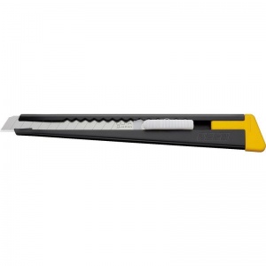 Нож канцелярский 9мм Olfa OL-180-Black, металлический корпус, 6шт.