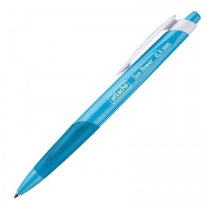 Ручка шариковая автоматическая Attache Sun Flower (0.5мм, синий цвет чернил) 1шт.
