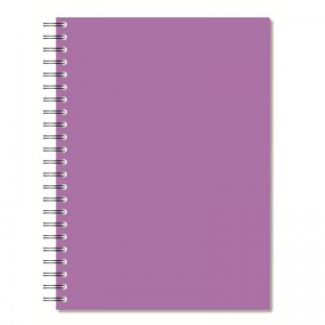 Бизнес-тетрадь А4 Attache Bright colours, 96 листов, клетка, фиолетовая (220x297мм)