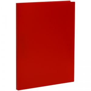 Папка с зажимом Стамм (А4, 14мм, 500мкм) красная (ММ-32219)