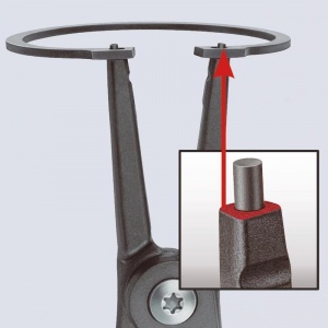 Щипцы для внешних стопорных колец Knipex 180мм (KN-4911A2)