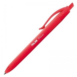 Ручка шариковая автоматическая Milan P1 Touch (0.7мм, красный цвет чернил, софт-тач) 25шт. (176512925)