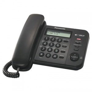 Проводной телефон Panasonic KX-TS2356RUB, черный (KX-TS2356RUB)