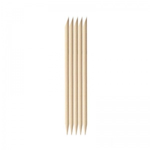 Палочки маникюрные Lei для отодвигания кутикулы деревянные (5шт. в упаковке)