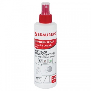 Спрей для чистки маркерных досок Brauberg (250мл) (510119)