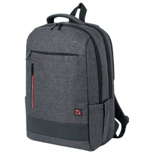 Рюкзак дорожный Brauberg Urban Houston, с отделением для ноутбука, темно-серый, 45х31х15см
