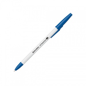 Ручка шариковая Brauberg Stick Medium (0.5мм, синий цвет чернил, масляная основа) 96шт. (143419)