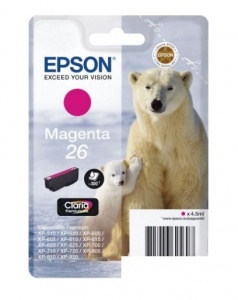 Картридж оригинальный Epson C13T26134012 (300 страниц) пурпурный
