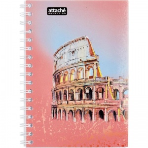 Бизнес-тетрадь А6 Attache Selection Travel Italy, 80 листов, клетка, спираль (101х145мм)