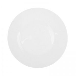 Тарелка фарфоровая Tvist Ivory диаметр 266мм, белая (фк4004)