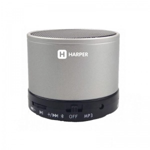 Акустическая система Harper PS-012, портативная, цвет серебристый