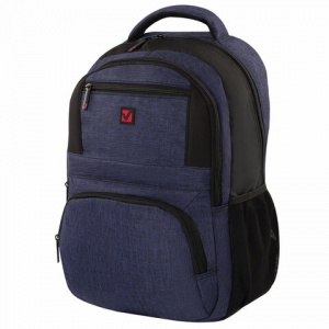 Рюкзак дорожный Brauberg Dallas, с отделением для ноутбука, синий, 45х29х15см (228866)