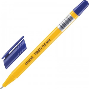 Ручка шариковая Attache Economy Trinity (0.5мм, синий цвет чернил) 1шт.