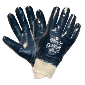 Перчатки защитные хлопковые Diggerman РП, нитриловое покрытие (облив), размер 11 (XXL), синие, 1 пара (ПЕР317)