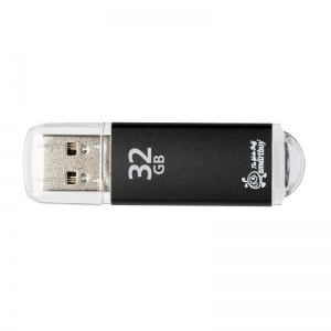 Флэш-диск USB 32Gb SmartBuy V-Cut, USB2.0, черный (SB32GbVC-K)