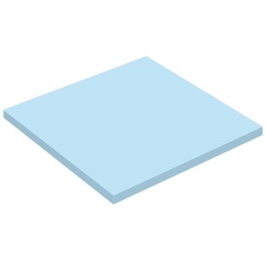 Стикеры (самоклеящийся блок) Attache, 76x76мм, голубой пастель, 24 блока по 50 листов