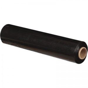 Стрейч-пленка для ручной упаковки (23мкм, 50см x 300м, черная, растяжение 180%) 1шт.